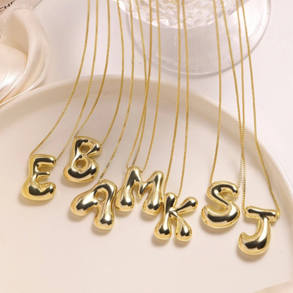 Bold & Cute Initial Letter Necklace