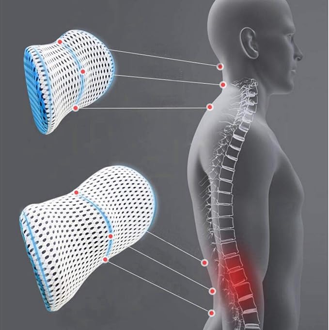 Lumbar Pillow on Bed