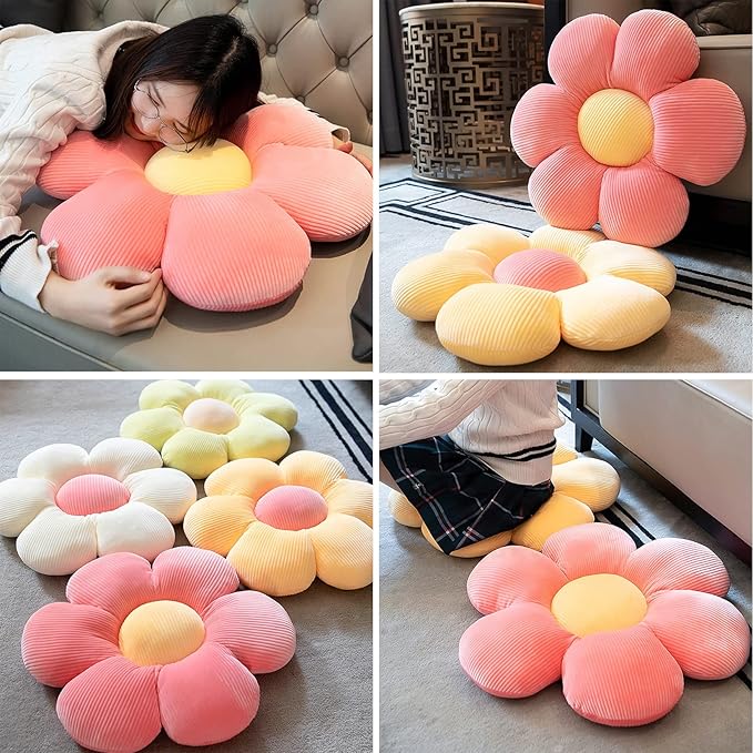 Flower Throw Pillow