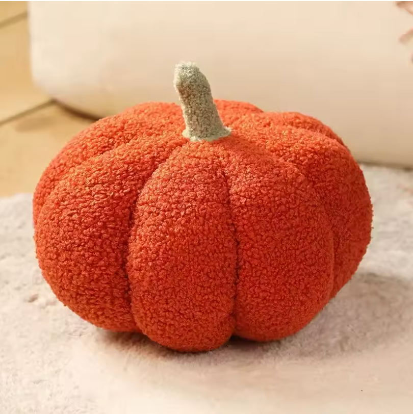 Pumpkin Throw Pillow - Orange / M