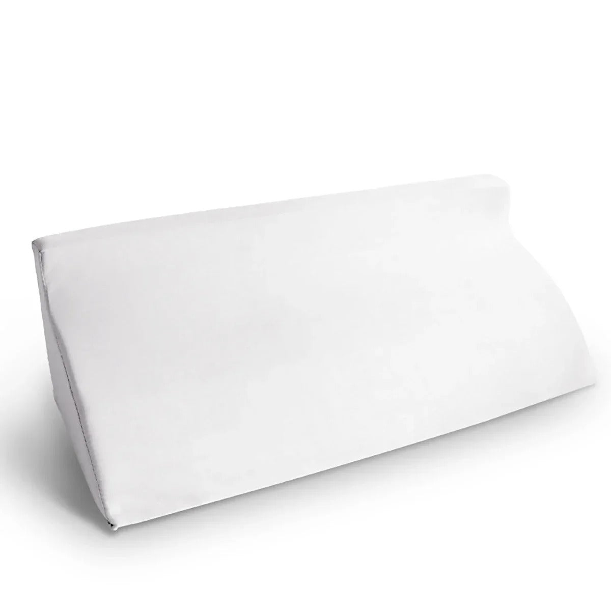 getblissyneck white Sleeping Wedge Pillow with ergonomic design for improved sleep posture