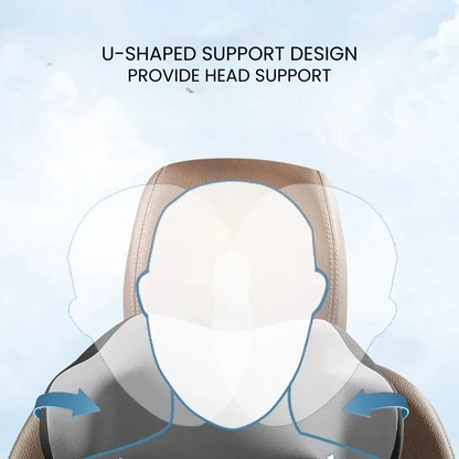 U-shaped Car Neck Pillow designed for head support on a car seat